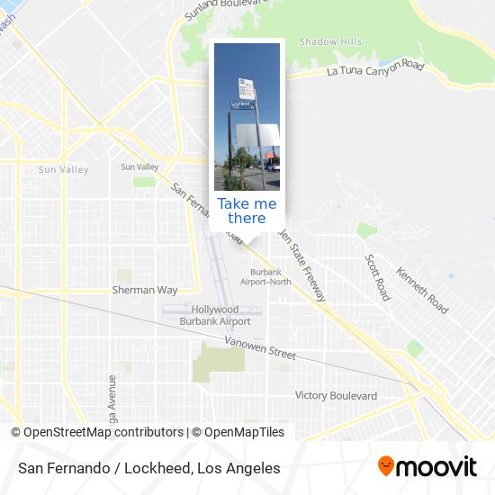 San Fernando / Lockheed map