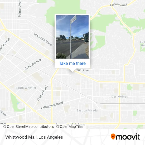 Whittwood Mall map