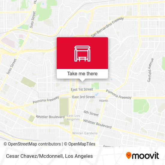 Cesar Chavez/Mcdonnell map