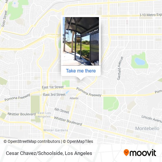 Cesar Chavez/Schoolside map