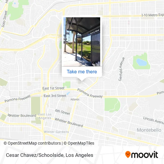Cesar Chavez/Schoolside map