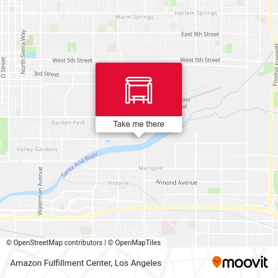 Amazon Fulfillment Center map