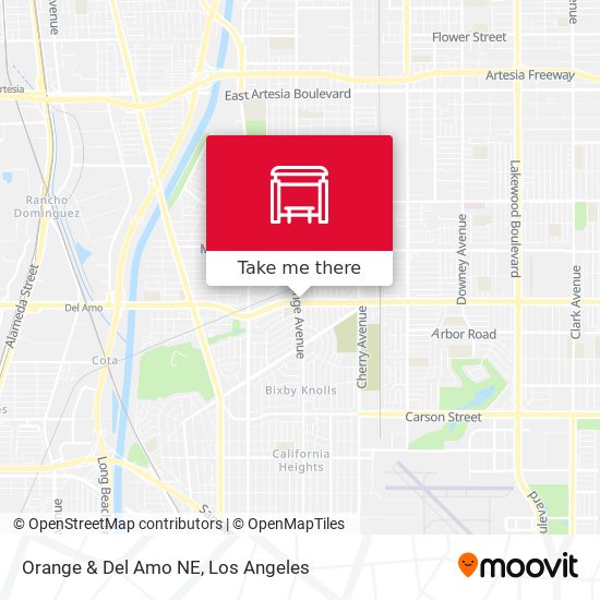 Mapa de Orange & Del Amo NE