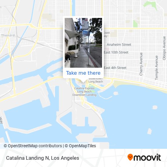 Catalina Landing N map
