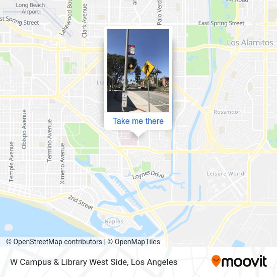 W Campus & Library West Side map