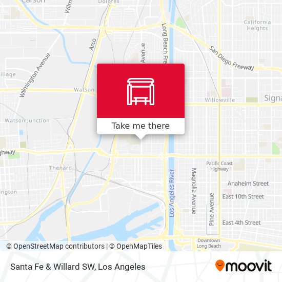 Mapa de Santa Fe & Willard SW