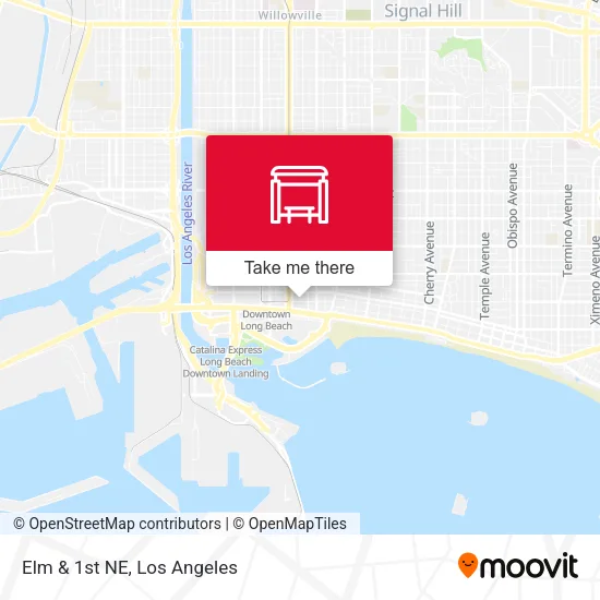 Elm & 1st NE map