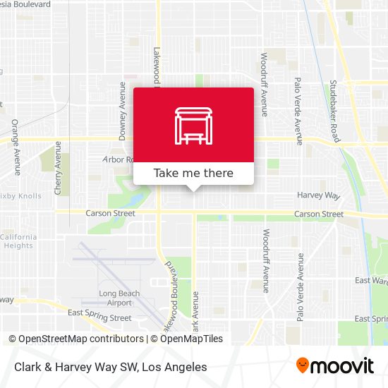 Clark & Harvey Way SW map
