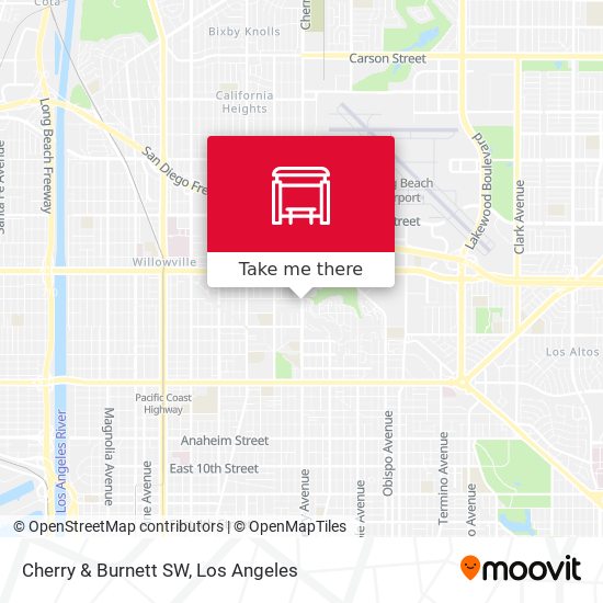 Mapa de Cherry & Burnett SW