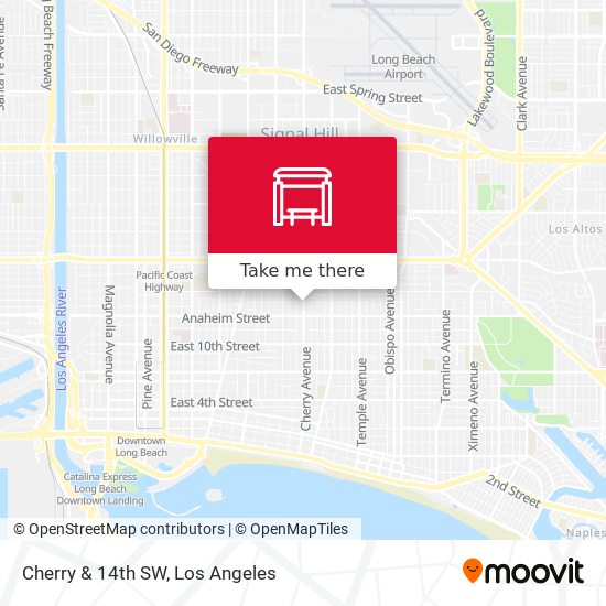 Mapa de Cherry & 14th SW