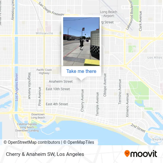 Cherry & Anaheim SW map