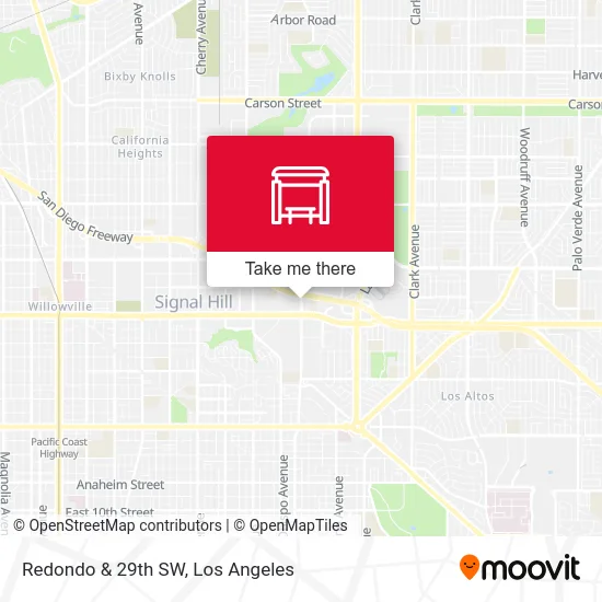 Redondo & 29th SW map