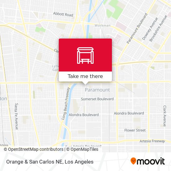 Orange & San Carlos NE map