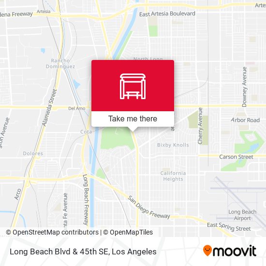 Long Beach Blvd & 45th SE map