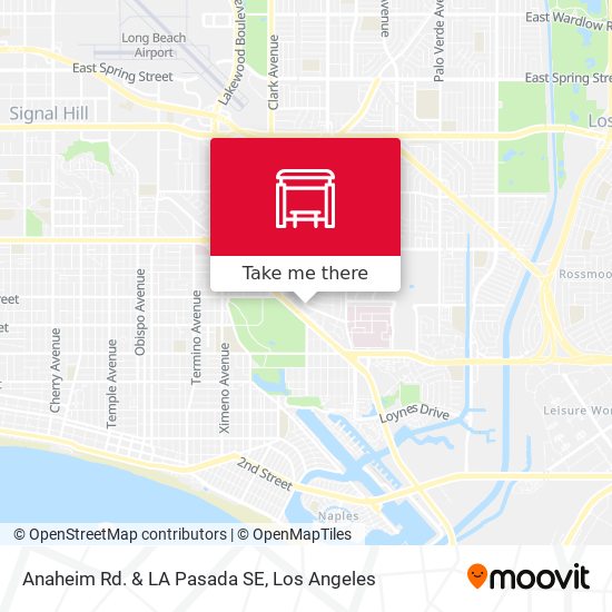 Anaheim Rd. & LA Pasada SE map