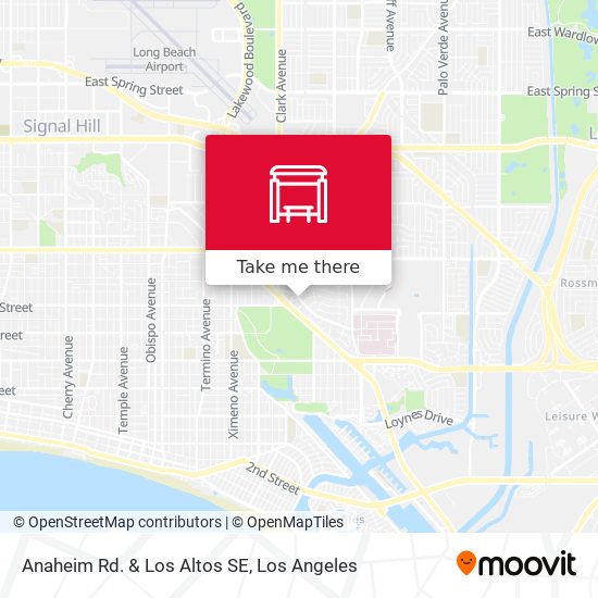 Anaheim Rd. & Los Altos SE map
