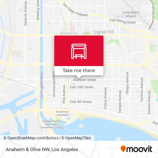 Mapa de Anaheim & Olive NW