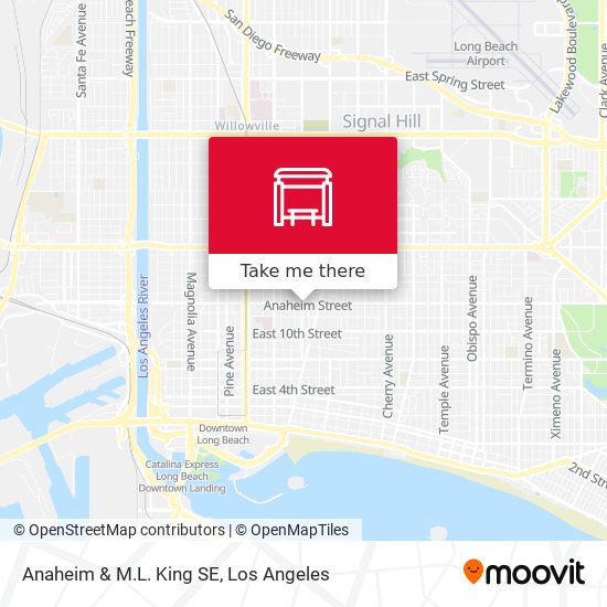 Mapa de Anaheim & M.L. King SE