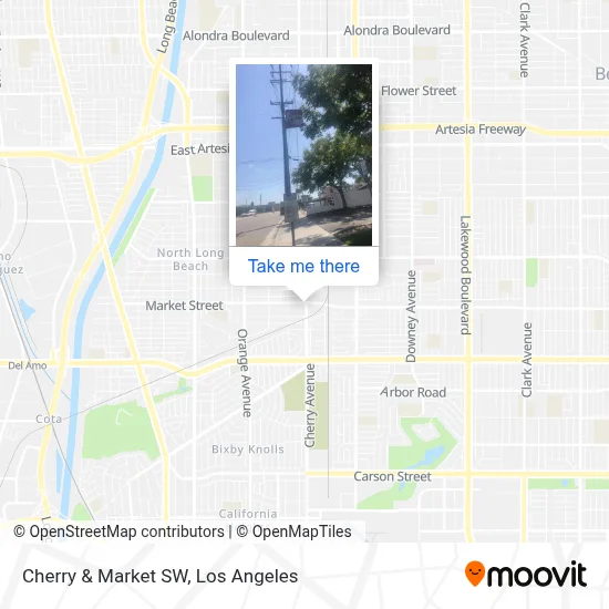 Cherry & Market SW map