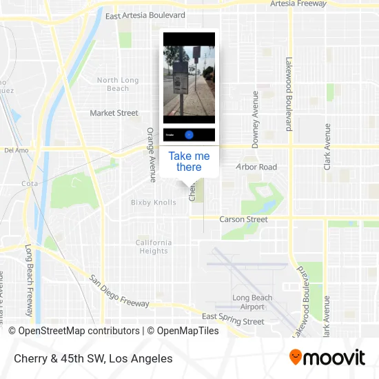 Cherry & 45th SW map