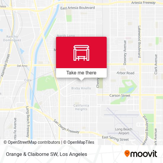 Orange & Claiborne SW map