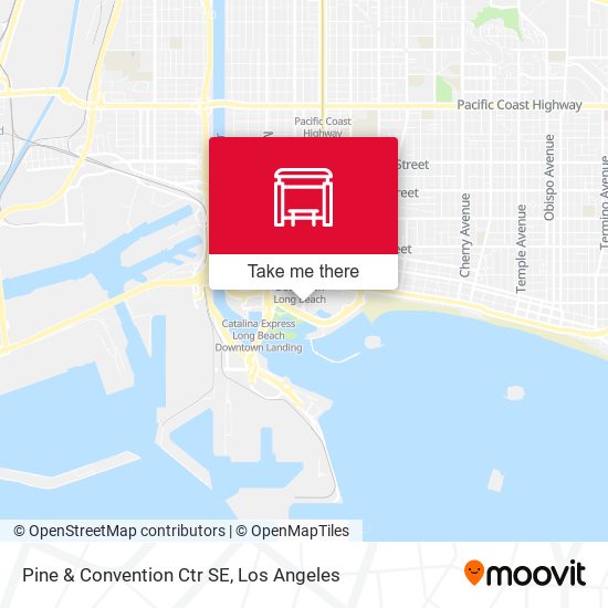 Pine & Convention Ctr SE map