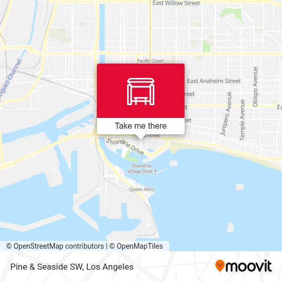 Pine & Seaside SW map
