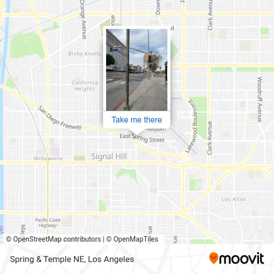 Spring & Temple NE map