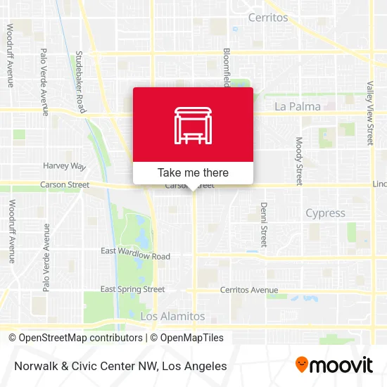 Mapa de Norwalk & Civic Center NW