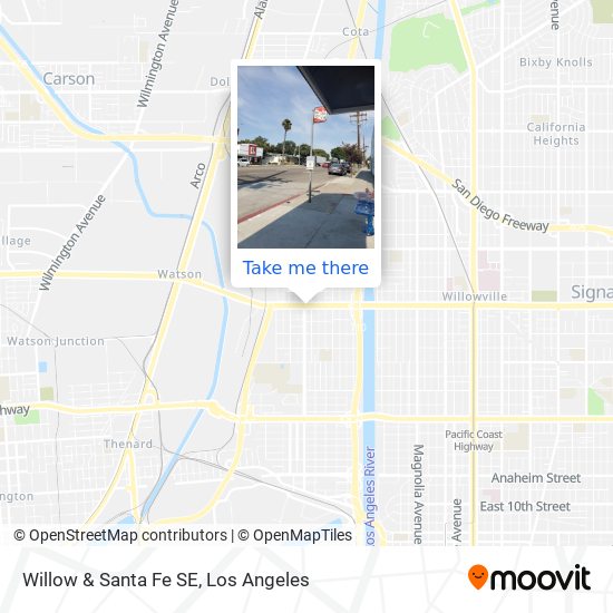 Willow & Santa Fe SE map
