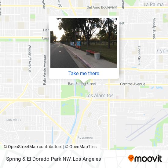 Spring & El Dorado Park NW map
