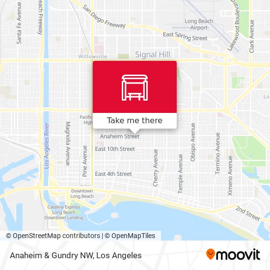 Anaheim & Gundry NW map