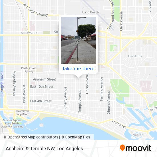 Mapa de Anaheim & Temple NW