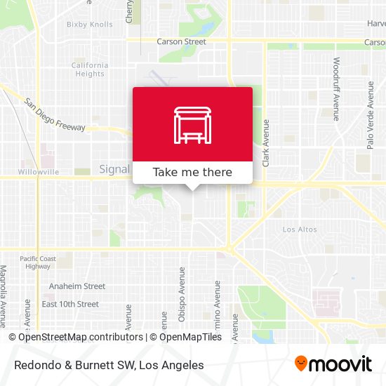 Redondo & Burnett SW map