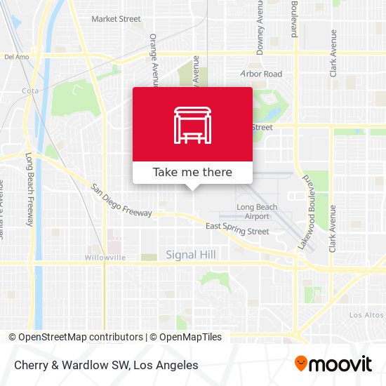 Cherry & Wardlow SW map