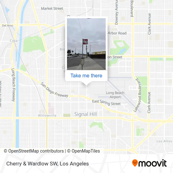 Cherry & Wardlow SW map