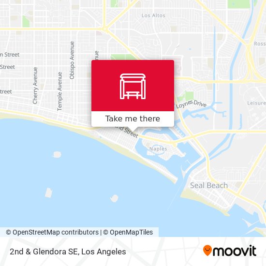 Mapa de 2nd & Glendora SE