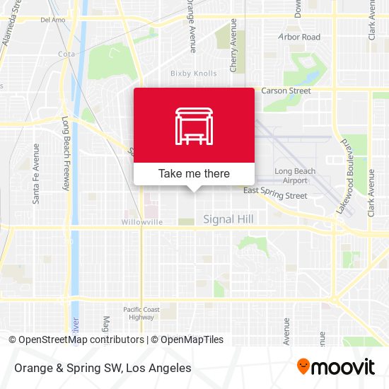 Orange & Spring SW map