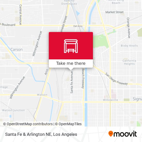 Santa Fe & Arlington NE map