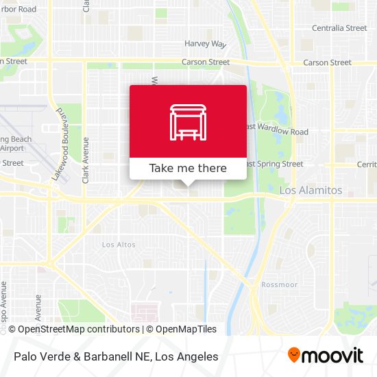 Palo Verde & Barbanell NE map