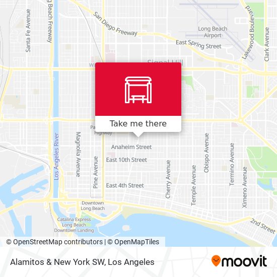 Alamitos & New York SW map