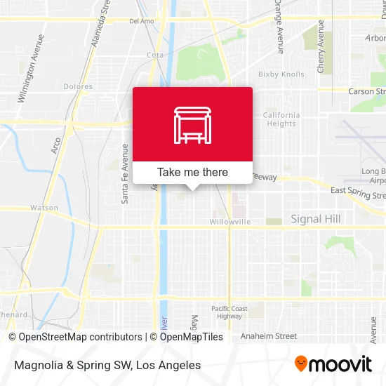 Magnolia & Spring SW map