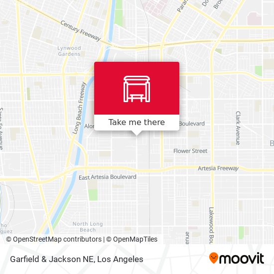 Garfield & Jackson NE map