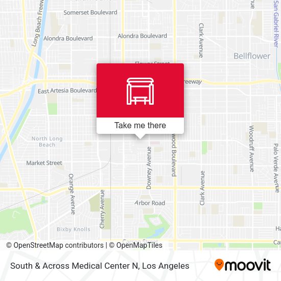 Mapa de South & Across Medical Center N