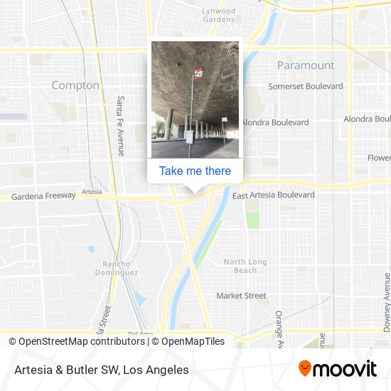 Mapa de Artesia & Butler SE