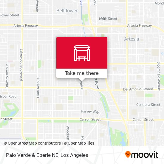 Palo Verde & Eberle NE map