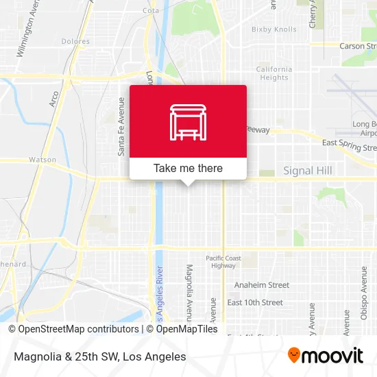 Magnolia & 25th SW map