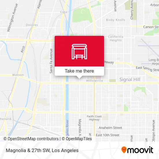Magnolia & 27th SW map