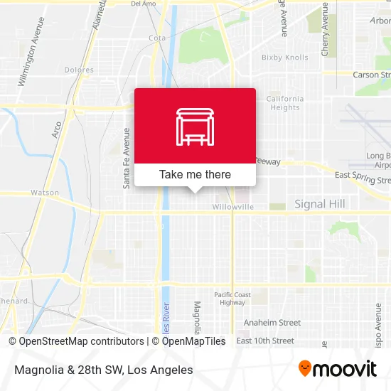 Magnolia & 28th SW map