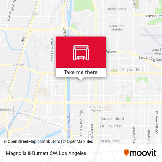 Magnolia & Burnett SW map